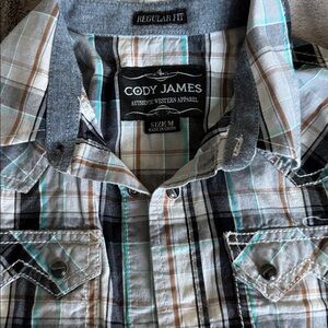 Cody James Plaid Western Shirt